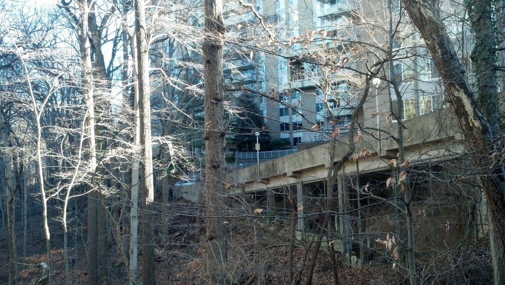 Part of the Van Ness Center, as seen from Soapstone Valley, Dec. 28, 2013.